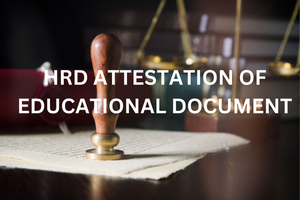 HRD Attestation Of Educational Document